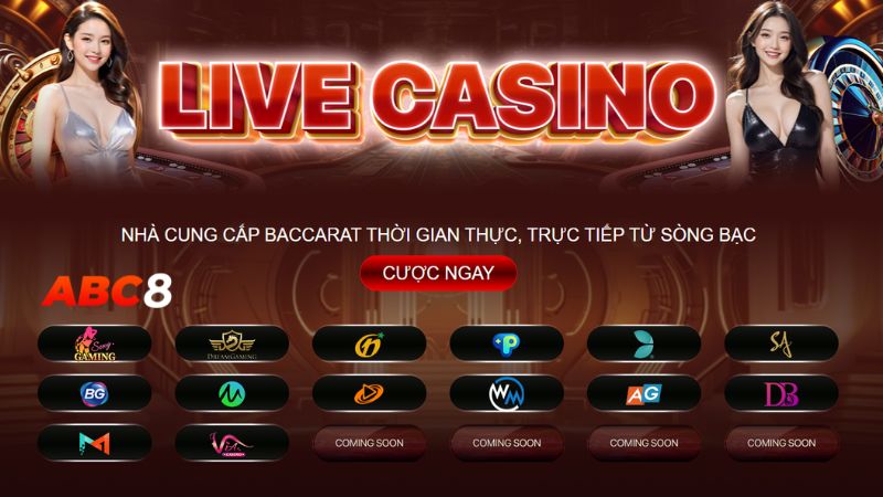 Giới thiệu siêu phẩm casino Abc8 đình đám