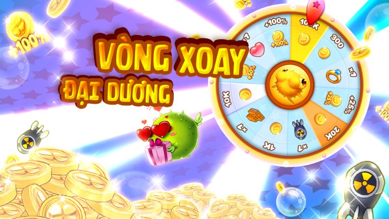 Chức năng vòng quay may mắn phát thưởng ngẫu nhiên tại Jili đánh cá vui vẻ