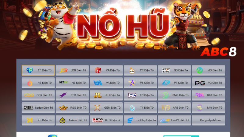 Trúng ngay jackpot cực khủng với trò chơi nổ hũ Abc8